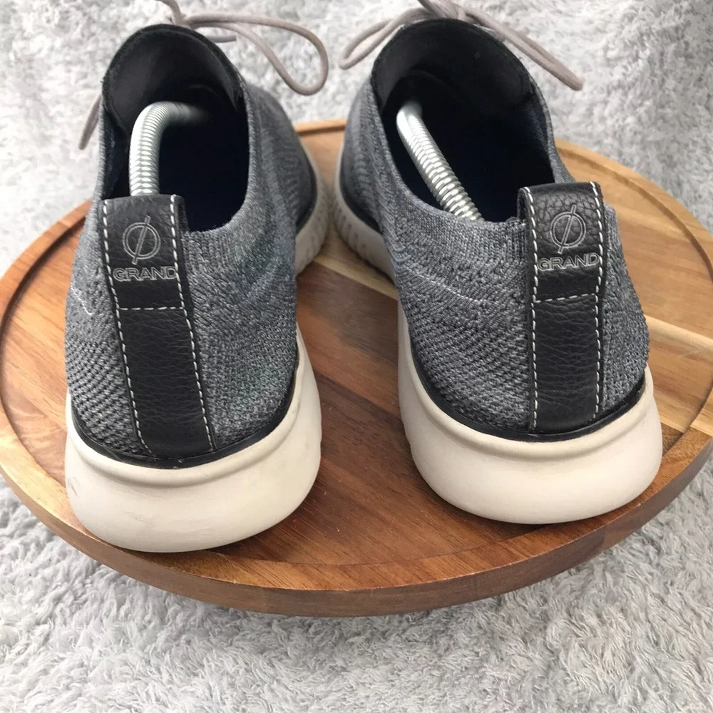 Cole Haan 2.Zerogrand Stitchlite Oxford Mens‎ 11M Gray Knit Derby Dress Sneaker